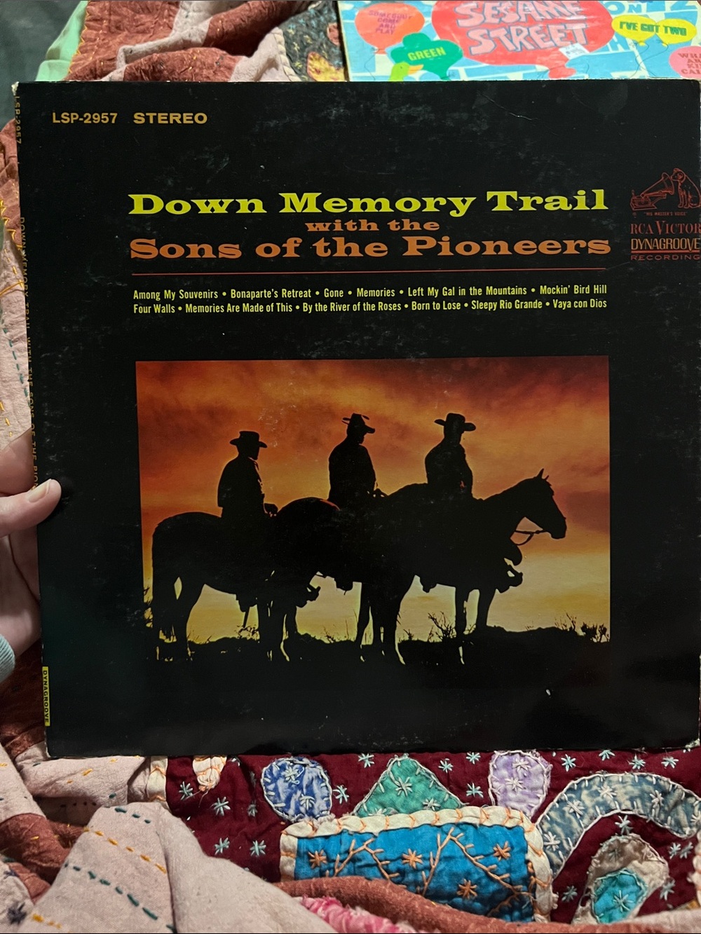 Down Memory Trail - Sons of the Pioneers Vintage LP
